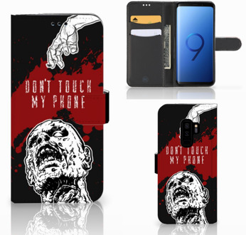 B2Ctelecom Samsung Galaxy S9 Plus Bookcase Hoesje Design Zombie Blood