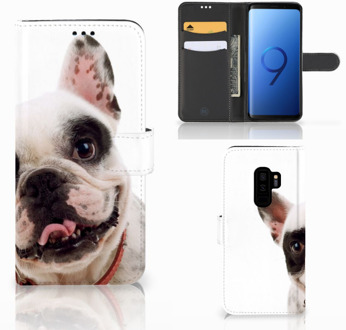 B2Ctelecom Samsung Galaxy S9 Plus Bookcase Hoesje Franse Bulldog