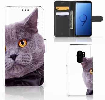 B2Ctelecom Samsung Galaxy S9 Plus Bookcase Hoesje Kat