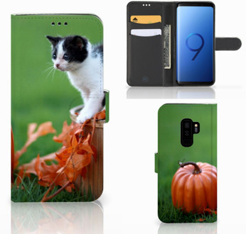 B2Ctelecom Samsung Galaxy S9 Plus Bookcase Hoesje Kitten