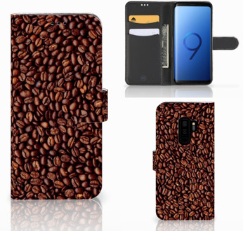 B2Ctelecom Samsung Galaxy S9 Plus Bookcase Hoesje Koffiebonen