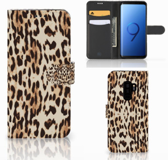 B2Ctelecom Samsung Galaxy S9 Plus Bookcase Hoesje Leopard