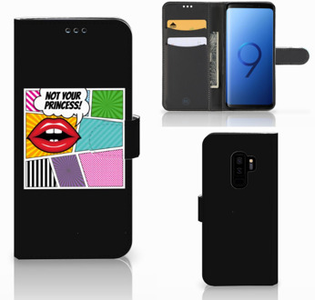 B2Ctelecom Samsung Galaxy S9 Plus Bookcase Hoesje Popart Princess