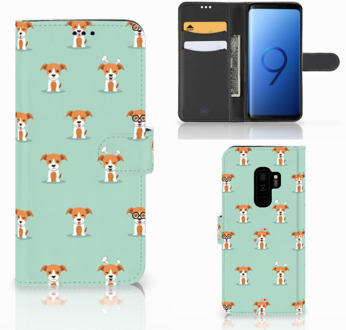 B2Ctelecom Samsung Galaxy S9 Plus Bookcase Hoesje Pups