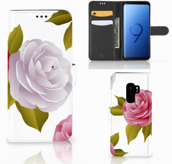 B2Ctelecom Samsung Galaxy S9 Plus Bookcase Hoesje Roses