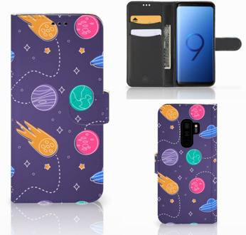 B2Ctelecom Samsung Galaxy S9 Plus Bookcase Hoesje Space