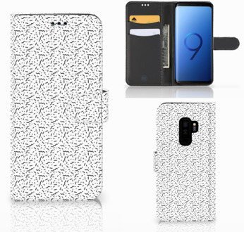 B2Ctelecom Samsung Galaxy S9 Plus Bookcase Hoesje Stripes Dots