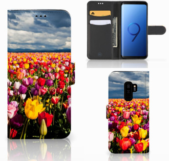 B2Ctelecom Samsung Galaxy S9 Plus Bookcase Hoesje Tulpen