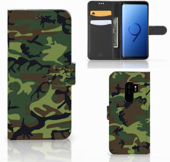 B2Ctelecom Samsung Galaxy S9 Plus Design Hoesje Legerprint