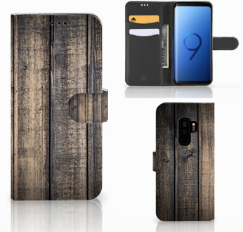 B2Ctelecom Samsung Galaxy S9 Plus Design Hoesje Steigerhout