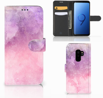 B2Ctelecom Samsung Galaxy S9 Plus Design Hoesje Watercolor Pink