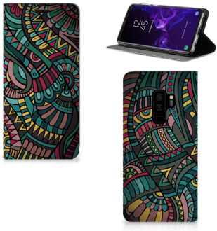 B2Ctelecom Samsung Galaxy S9 Plus Standcase Hoesje Design Aztec