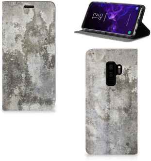 B2Ctelecom Samsung Galaxy S9 Plus Standcase Hoesje Design Beton