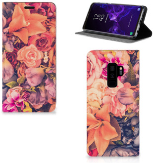 B2Ctelecom Samsung Galaxy S9 Plus Standcase Hoesje Design Bosje Bloemen