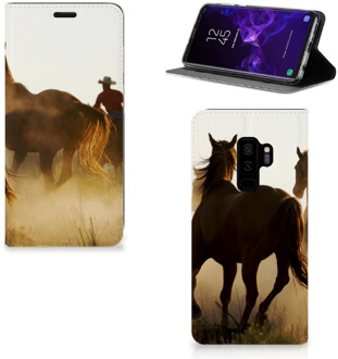 B2Ctelecom Samsung Galaxy S9 Plus Standcase Hoesje Design Cowboy