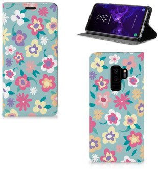 B2Ctelecom Samsung Galaxy S9 Plus Standcase Hoesje Design Flower Power