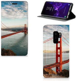 B2Ctelecom Samsung Galaxy S9 Plus Standcase Hoesje Design Golden Gate Bridge