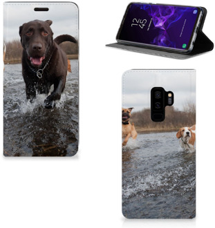 B2Ctelecom Samsung Galaxy S9 Plus Standcase Hoesje Design Honden