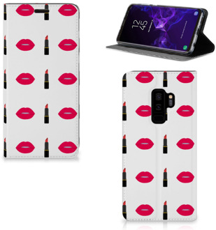 B2Ctelecom Samsung Galaxy S9 Plus Standcase Hoesje Design Lipstick Kiss