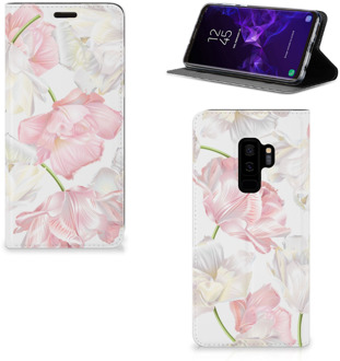 B2Ctelecom Samsung Galaxy S9 Plus Standcase Hoesje Design Lovely Flowers