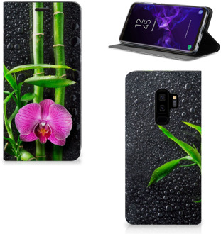 B2Ctelecom Samsung Galaxy S9 Plus Standcase Hoesje Design Orchidee