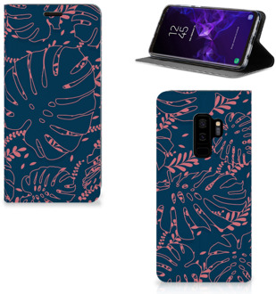 B2Ctelecom Samsung Galaxy S9 Plus Standcase Hoesje Design Palm Leaves