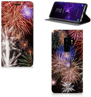 B2Ctelecom Samsung Galaxy S9 Plus Standcase Hoesje Design Vuurwerk