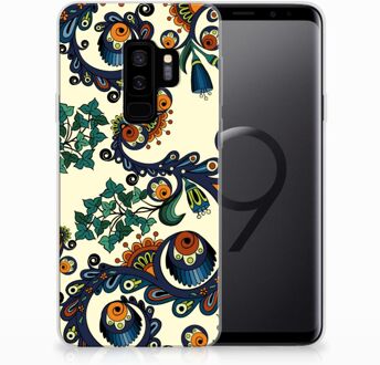 B2Ctelecom Samsung Galaxy S9 Plus TPU Hoesje Design Barok Flower