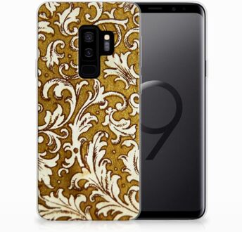 B2Ctelecom Samsung Galaxy S9 Plus TPU Hoesje Design Barok Goud