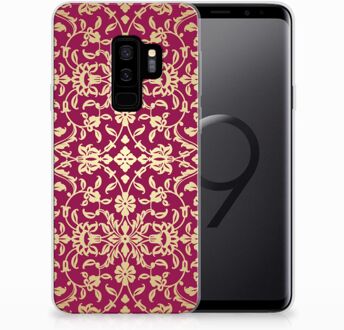 B2Ctelecom Samsung Galaxy S9 Plus TPU Hoesje Design Barok Pink