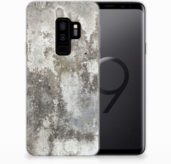 B2Ctelecom Samsung Galaxy S9 Plus TPU Hoesje Design Beton