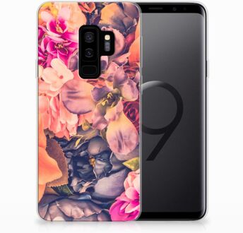 B2Ctelecom Samsung Galaxy S9 Plus TPU Hoesje Design Bosje Bloemen