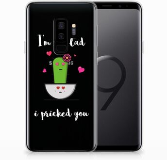 B2Ctelecom Samsung Galaxy S9 Plus TPU Hoesje Design Cactus Glad