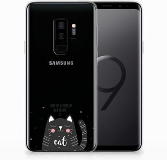 B2Ctelecom Samsung Galaxy S9 Plus TPU Hoesje Design Cat Good Day