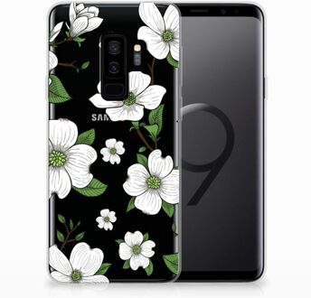 B2Ctelecom Samsung Galaxy S9 Plus TPU Hoesje Design Dogwood Flowers