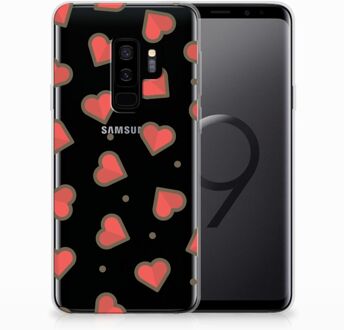 B2Ctelecom Samsung Galaxy S9 Plus TPU Hoesje Design Hearts