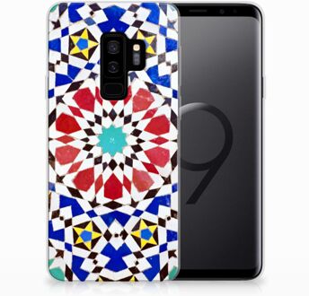 B2Ctelecom Samsung Galaxy S9 Plus TPU Hoesje Design Mozaïek