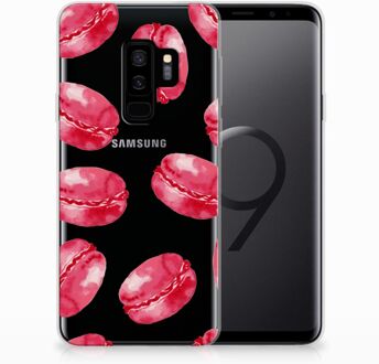 B2Ctelecom Samsung Galaxy S9 Plus TPU Hoesje Design Pink Macarons