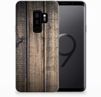 B2Ctelecom Samsung Galaxy S9 Plus TPU Hoesje Design Steigerhout