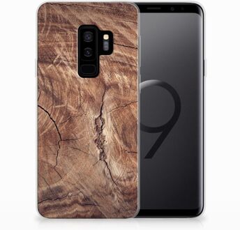 B2Ctelecom Samsung Galaxy S9 Plus TPU Hoesje Design Tree Trunk