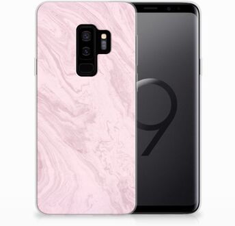 B2Ctelecom Samsung Galaxy S9 Plus TPU Hoesje Marble Pink