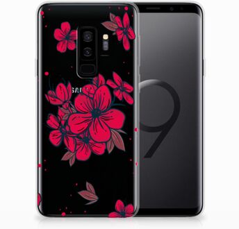 B2Ctelecom Samsung Galaxy S9 Plus TPU-siliconen Hoesje Design Blossom Red