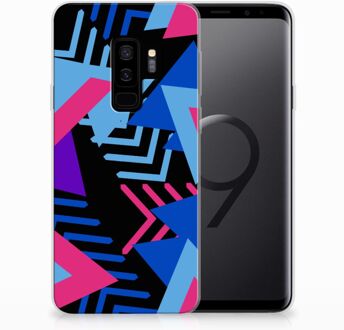 B2Ctelecom Samsung Galaxy S9 Plus TPU-siliconen Hoesje Design Funky Triangle