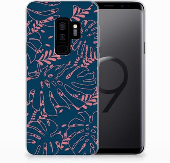 B2Ctelecom Samsung Galaxy S9 Plus TPU-siliconen Hoesje Design Palm Leaves