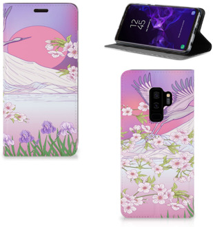 B2Ctelecom Samsung Galaxy S9 Plus Uniek Standcase Hoesje Bird Flying