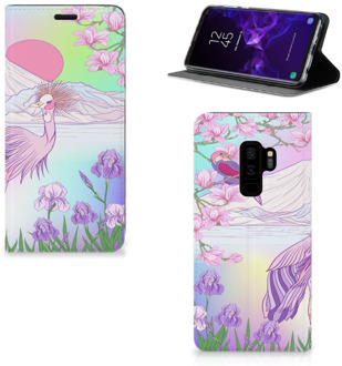 B2Ctelecom Samsung Galaxy S9 Plus Uniek Standcase Hoesje Bird