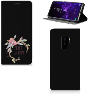 B2Ctelecom Samsung Galaxy S9 Plus Uniek Standcase Hoesje Boho Text