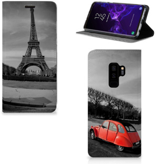 B2Ctelecom Samsung Galaxy S9 Plus Uniek Standcase Hoesje Eiffeltoren