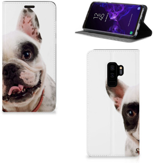 B2Ctelecom Samsung Galaxy S9 Plus Uniek Standcase Hoesje Franse Bulldog