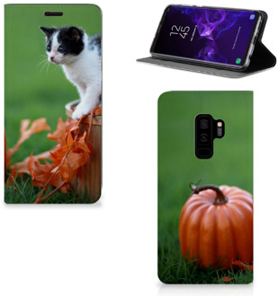 B2Ctelecom Samsung Galaxy S9 Plus Uniek Standcase Hoesje Kitten